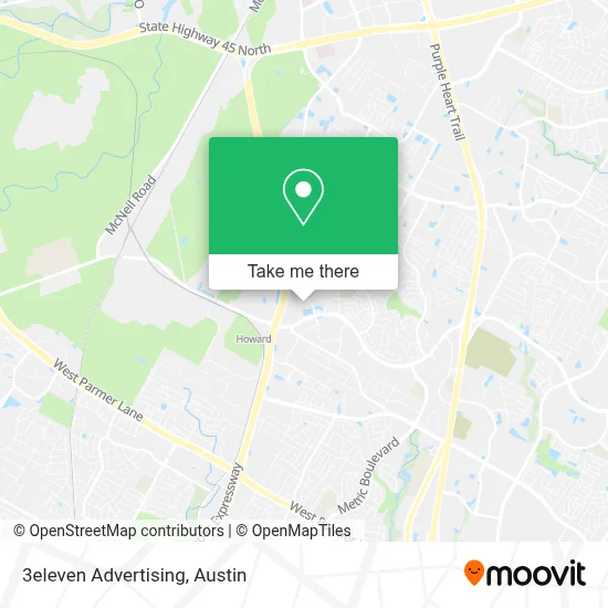 3eleven Advertising map