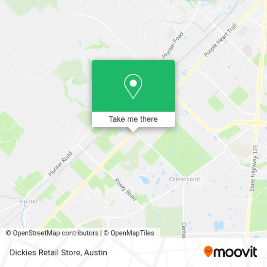 Dickies Retail Store map