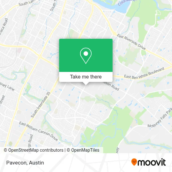 Pavecon map