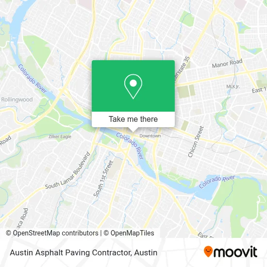 Austin Asphalt Paving Contractor map