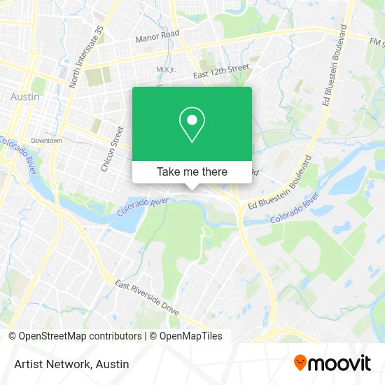Artist Network map