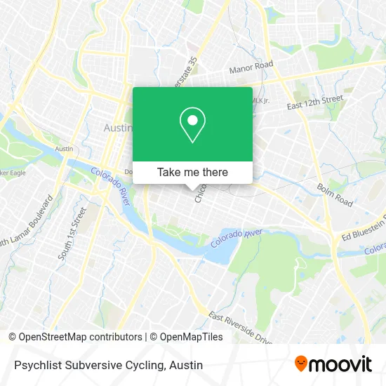 Psychlist Subversive Cycling map