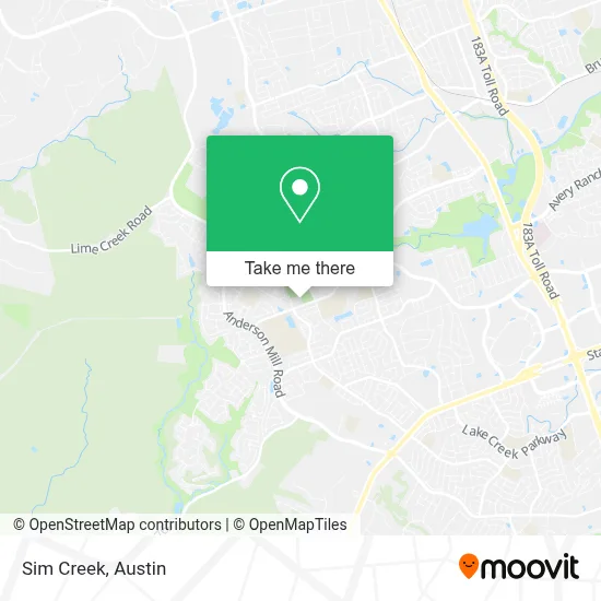 Sim Creek map