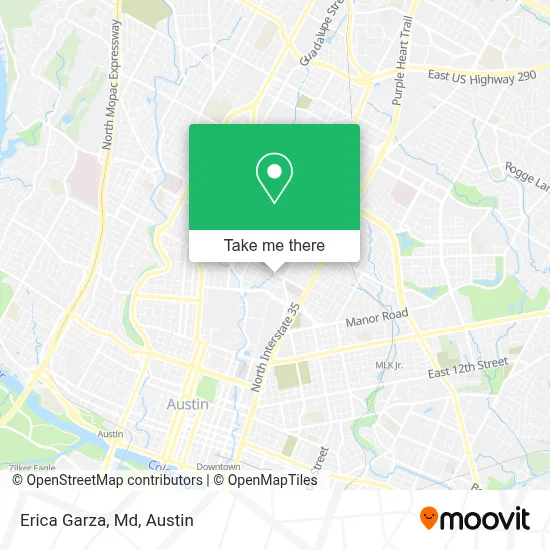 Erica Garza, Md map
