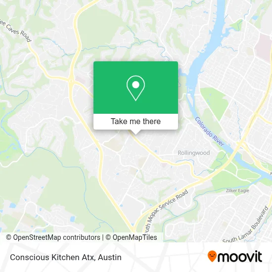 Conscious Kitchen Atx map