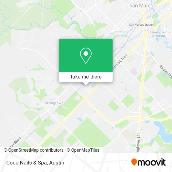 Coco Nails & Spa map