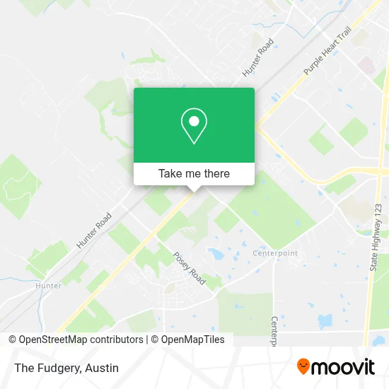 The Fudgery map