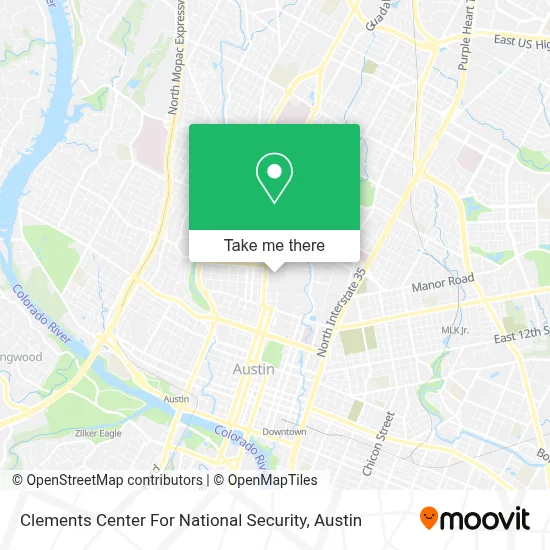 Clements Center For National Security map