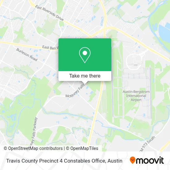 Travis County Precinct 4 Constables Office map