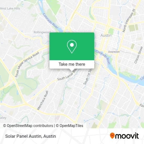 Solar Panel Austin map
