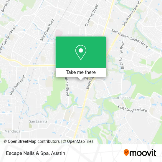 Escape Nails & Spa map