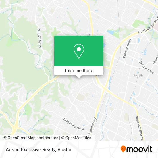 Austin Exclusive Realty map