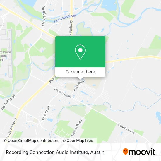 Recording Connection Audio Institute map