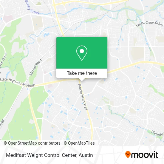 Medifast Weight Control Center map