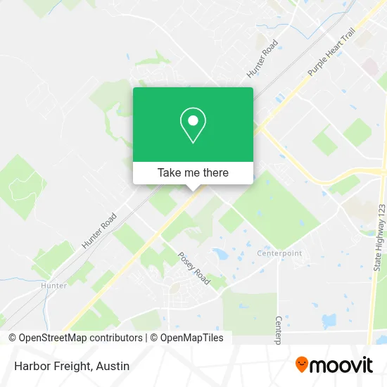 Harbor Freight map