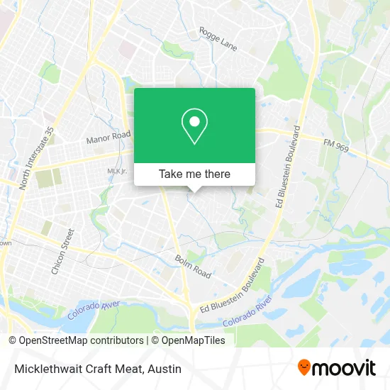 Micklethwait Craft Meat map