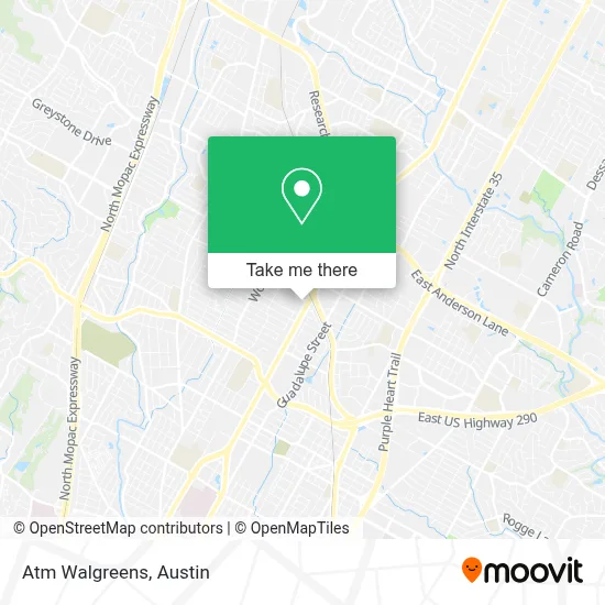 Atm Walgreens map