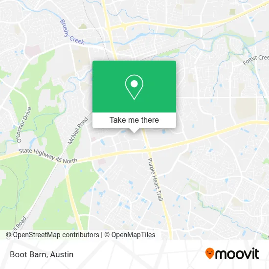 Boot Barn map