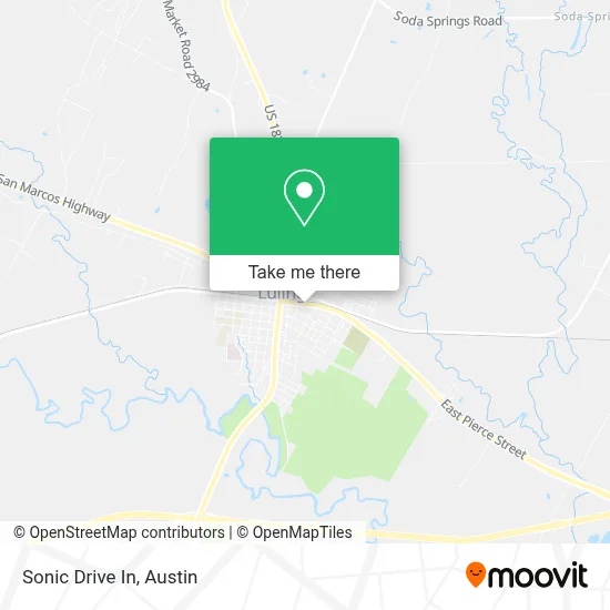 Sonic Drive In map