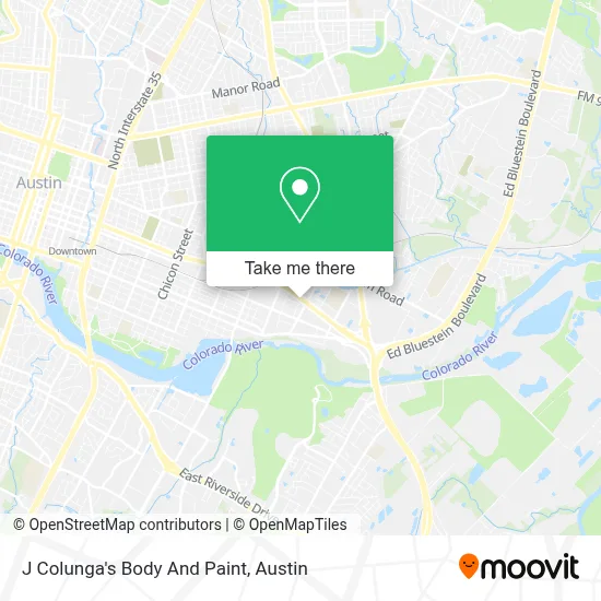 J Colunga's Body And Paint map