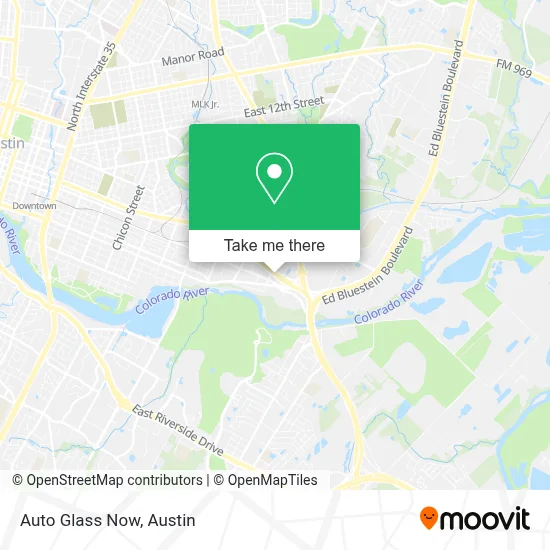 Auto Glass Now map