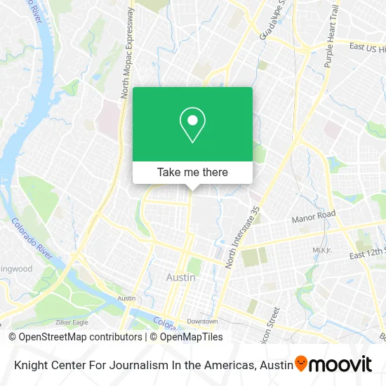 Knight Center For Journalism In the Americas map