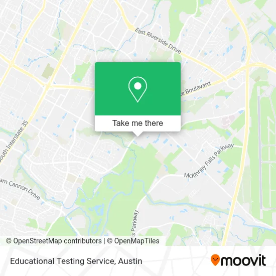 Educational Testing Service map