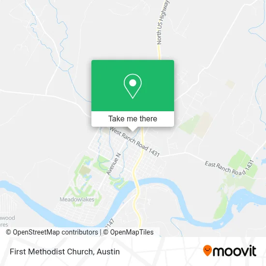 First Methodist Church map
