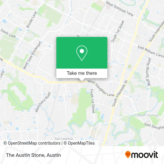 The Austin Stone map