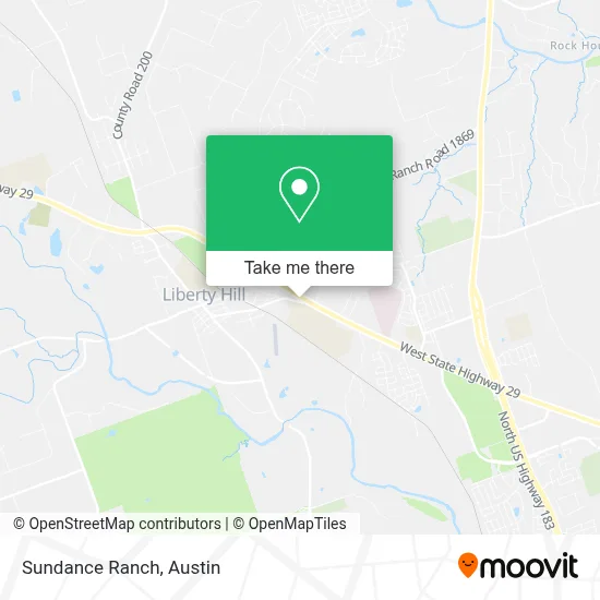 Sundance Ranch map