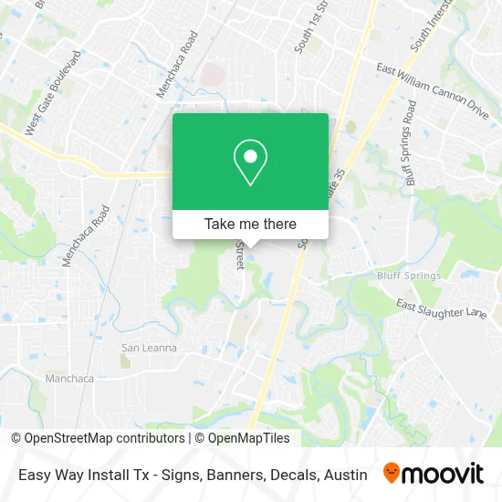 Easy Way Install Tx - Signs, Banners, Decals map
