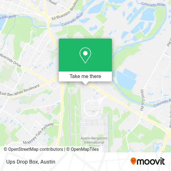 Ups Drop Box map
