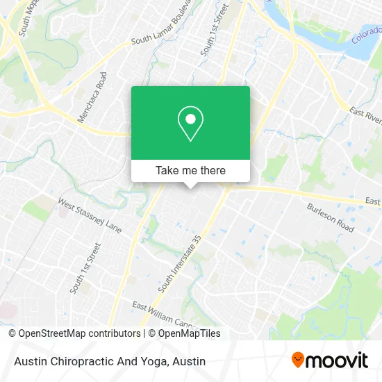 Austin Chiropractic And Yoga map