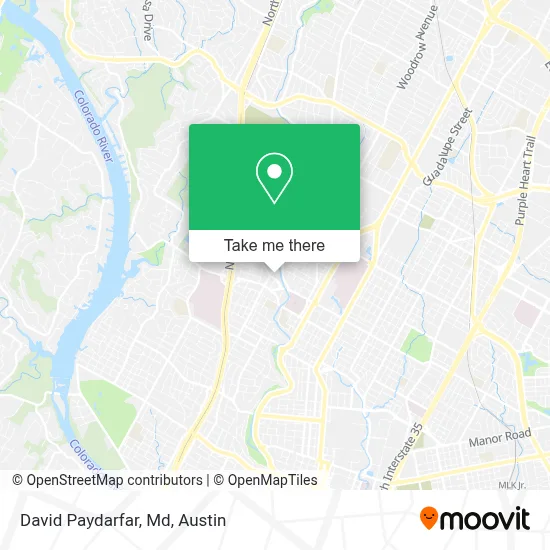 David Paydarfar, Md map