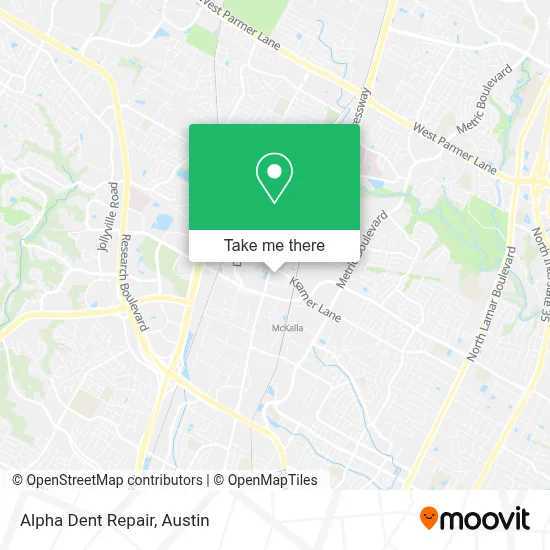 Alpha Dent Repair map