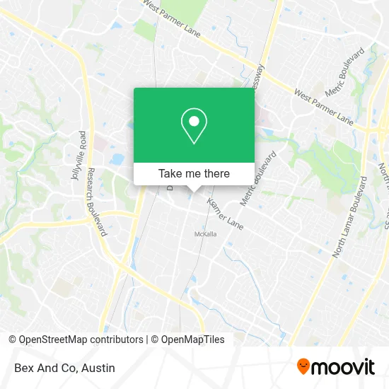 Bex And Co map
