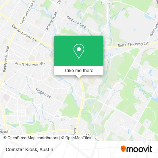 Coinstar Kiosk map