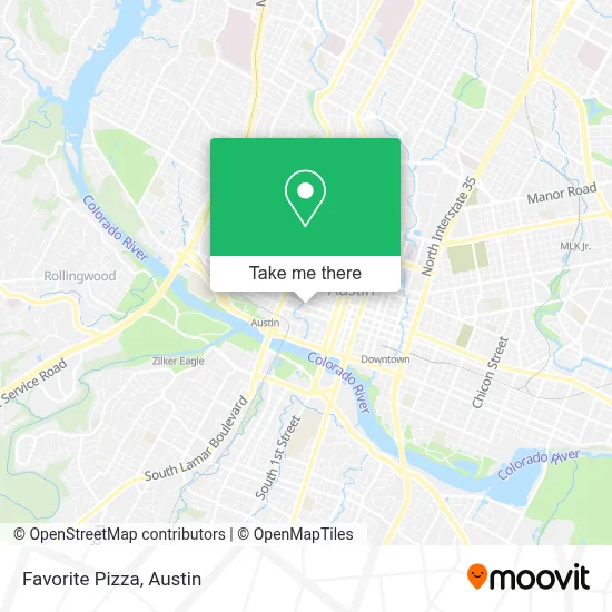 Favorite Pizza map