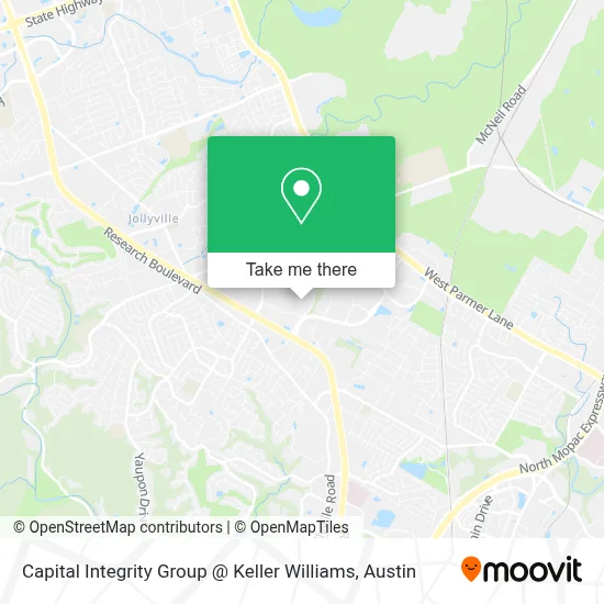 Capital Integrity Group @ Keller Williams map