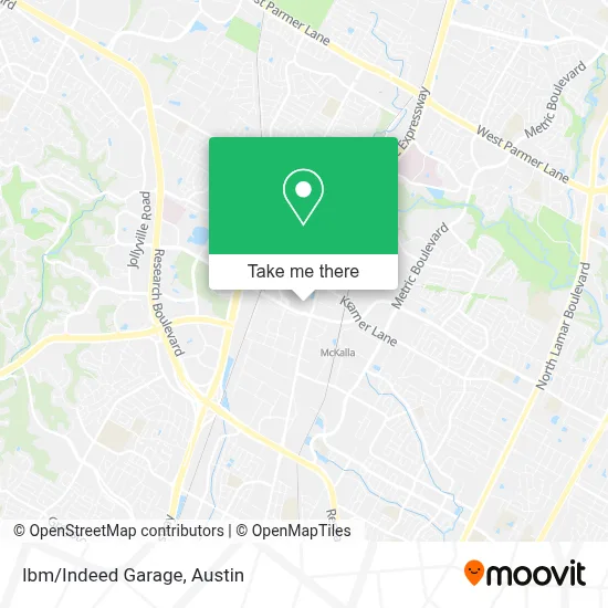 Ibm/Indeed Garage map