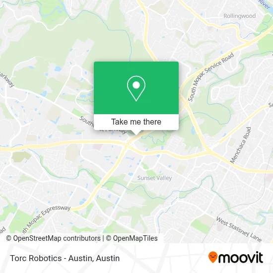 Torc Robotics - Austin map