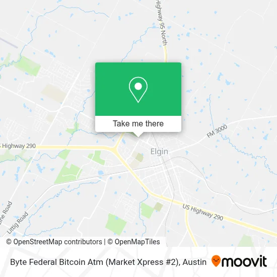 Byte Federal Bitcoin Atm (Market Xpress #2) map