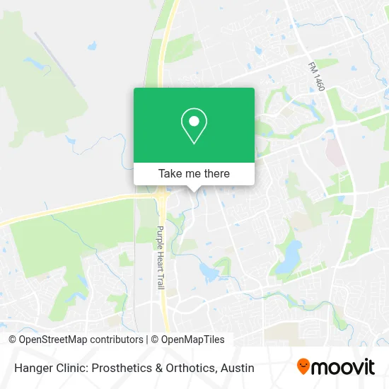 Hanger Clinic: Prosthetics & Orthotics map