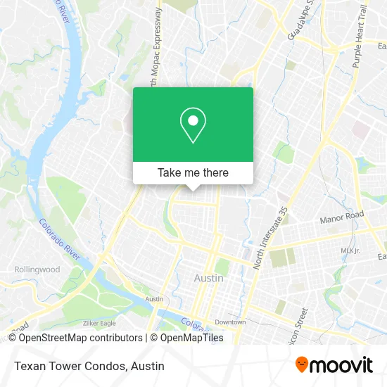 Texan Tower Condos map