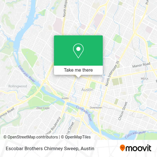 Escobar Brothers Chimney Sweep map
