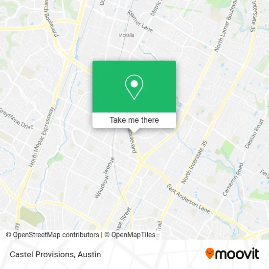 Castel Provisions map