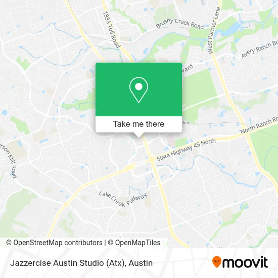 Jazzercise Austin Studio (Atx) map