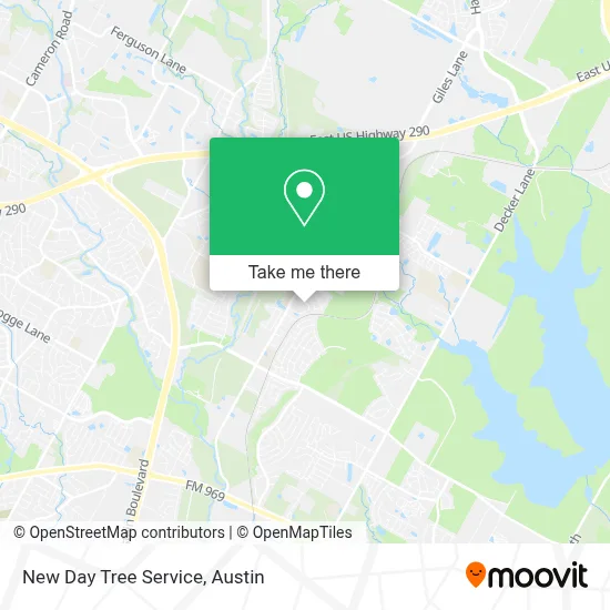 New Day Tree Service map