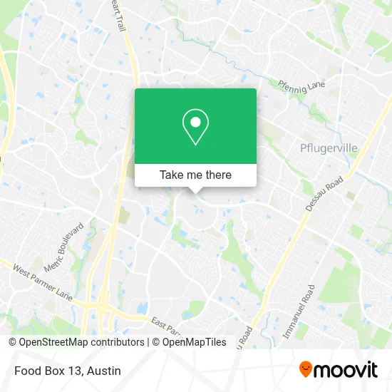 Food Box 13 map