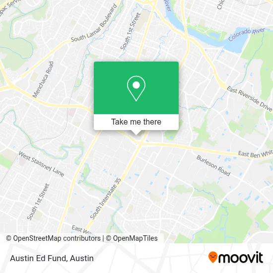 Austin Ed Fund map